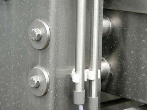 Povrch renovovaný pomocí přípravku InoxiClean Restore