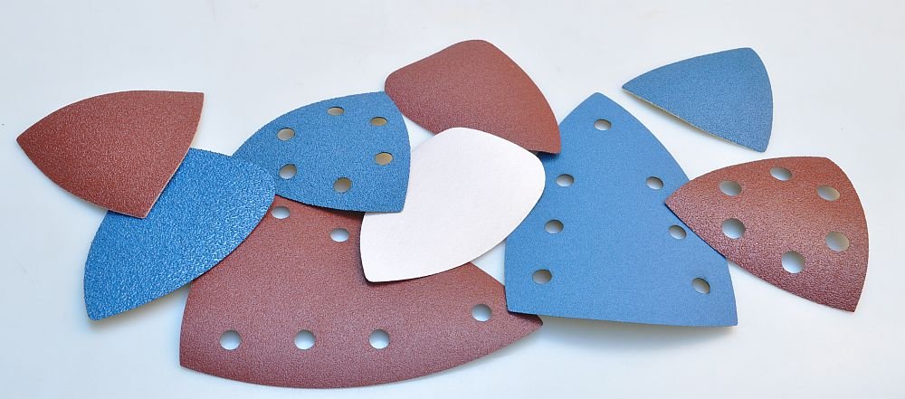 DELTA výseky z brusného papíru DELTA výseky z brusného papíru