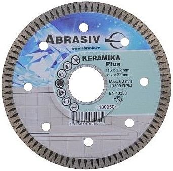 Diamantový řezný kotouč na keramiku