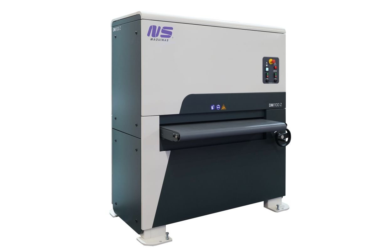 NS DM1100 Z - Širokopásová bruska pro odjehlování a dokončování povrchu