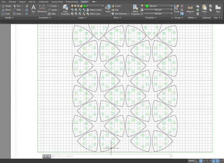 Dwg výkres pro výrobu brusných archů Delta
